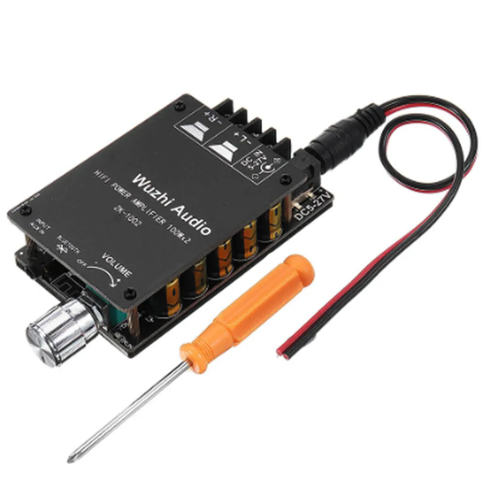 Аудио усилитель мощности звука HiFi 2x100Вт Bluetooth 5.0 TD5182A, ZK-1002T