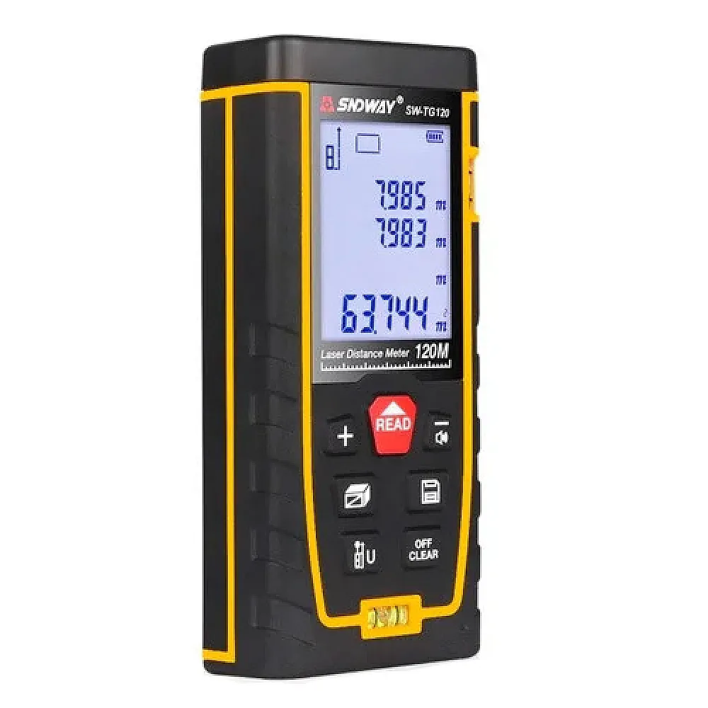 Дальномер лазерный, лазерная рулетка до 120м SNDWAY SW-TG120