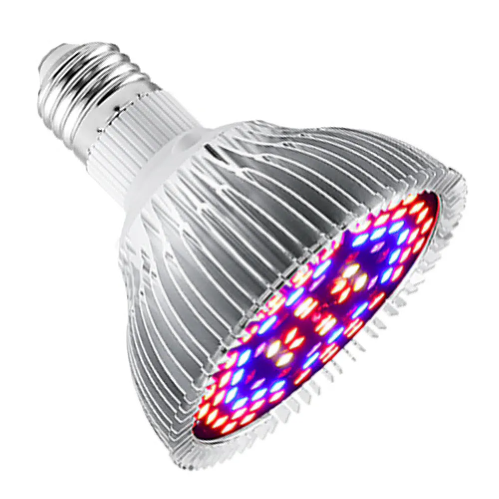 Фитолампа фито лампа для растений, полный спектр E27, 78LED 24Вт