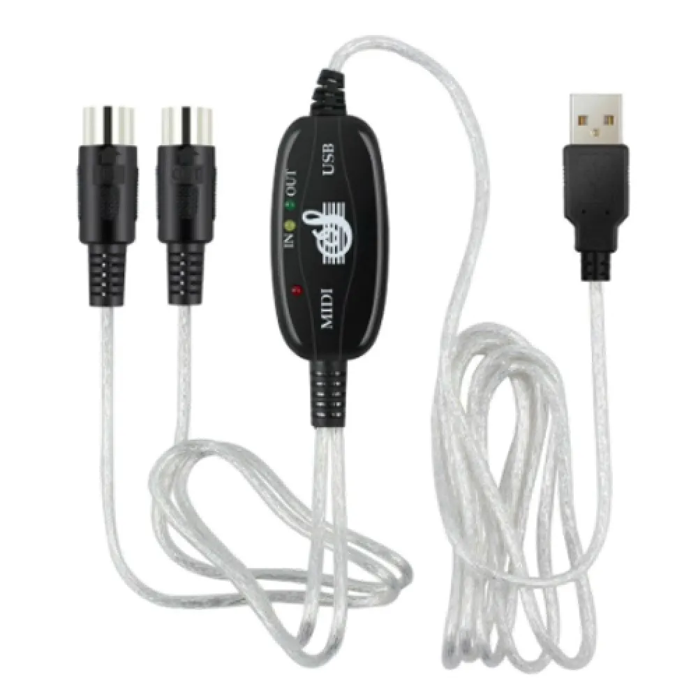 MIDI интерфейс кабель USB, подключение клавиатуры