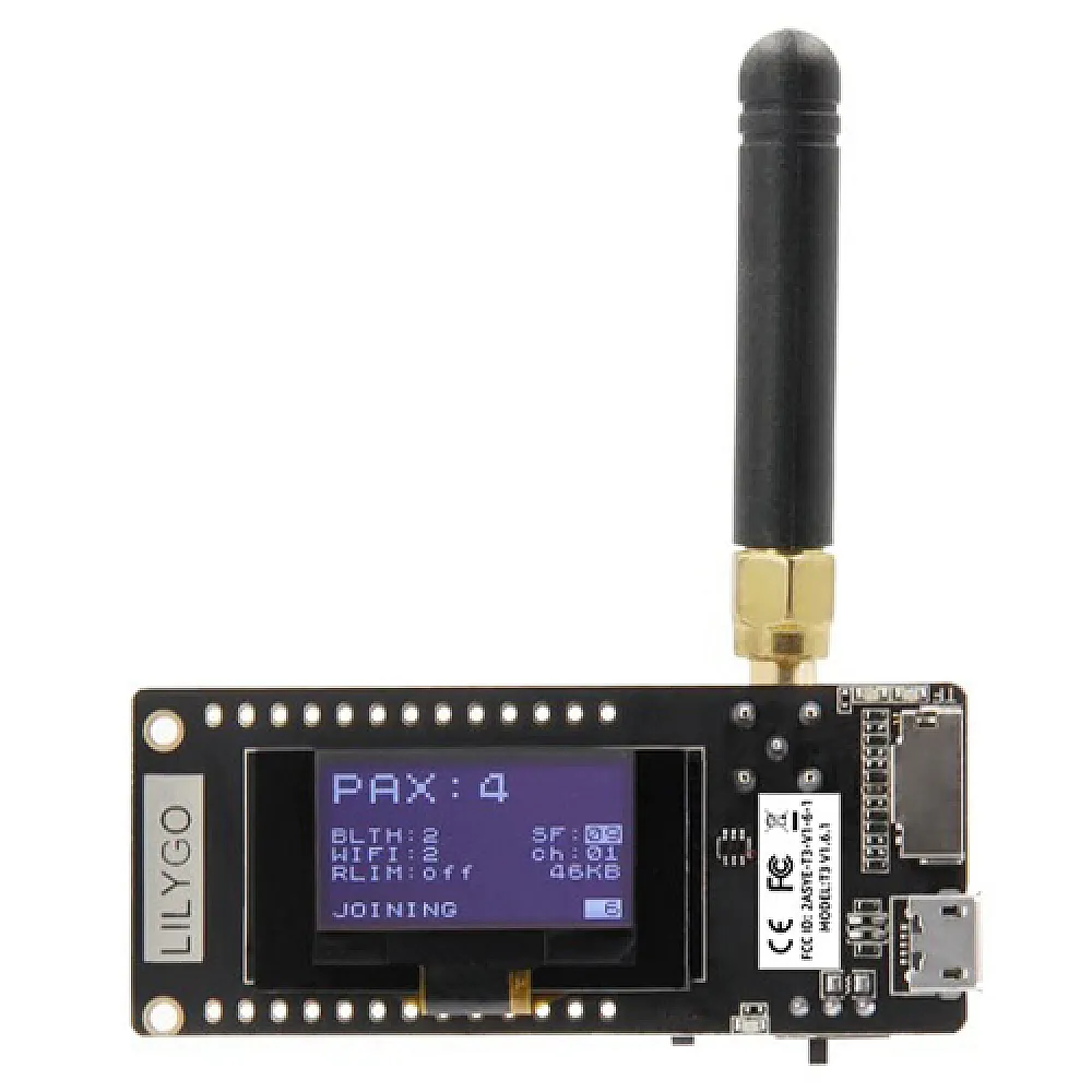 LILYGO TTGO LoRa32 T3 v1.6.1 ESP32 868МГц OLED, плата розробника LILYGO TTGO LoRa32 T3 v1.6.1 ESP32 868МГц OLED, плата розробника