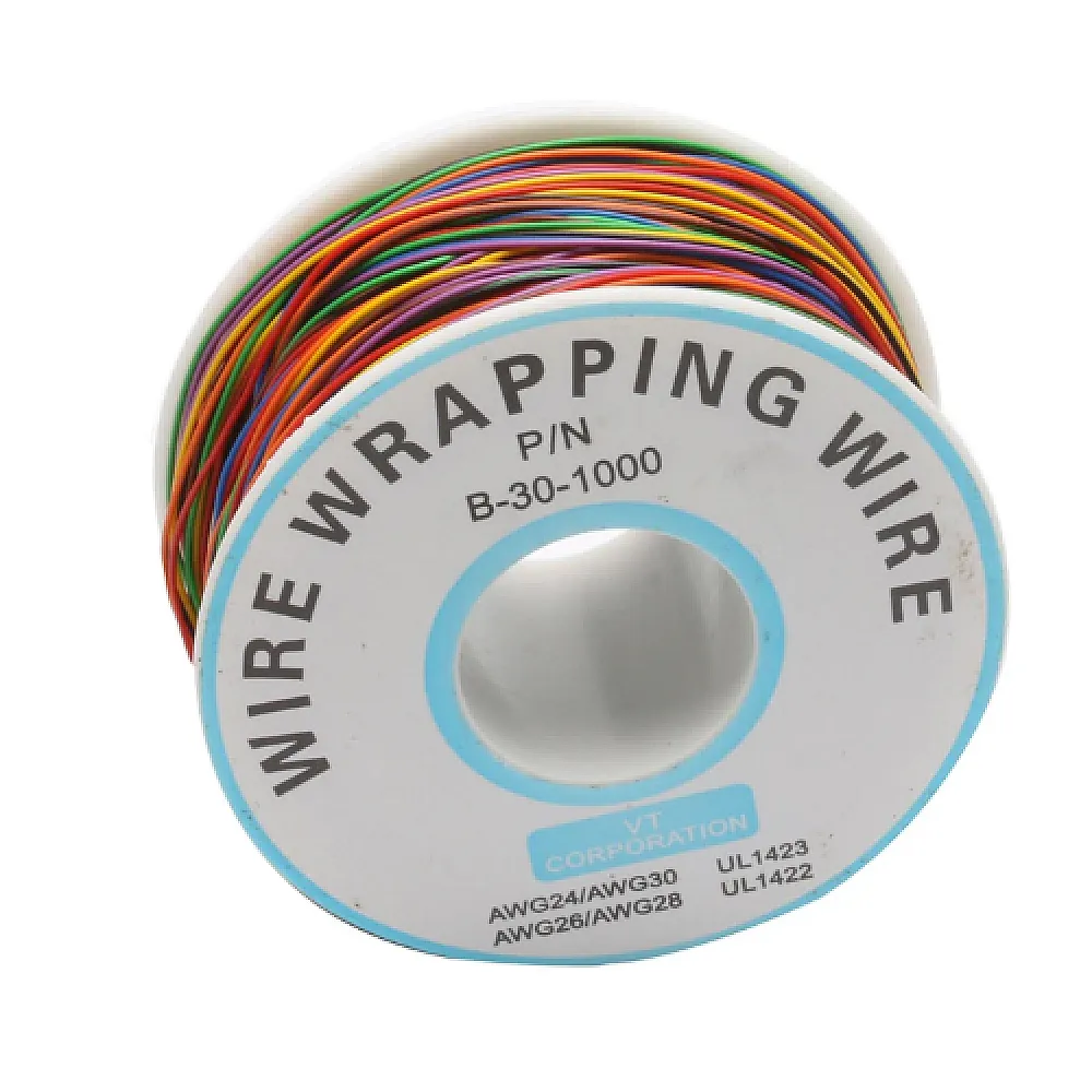 Провод монтажный 30AWG 0.25мм 240м 8 цветов для монтажа накруткой