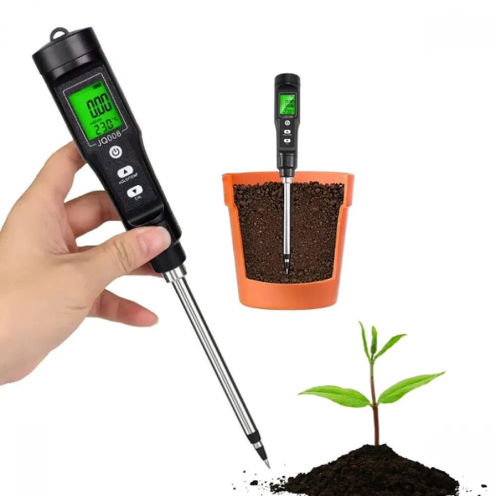 Тестер кондуктометрический электропроводность грунта датчик штык JQ008