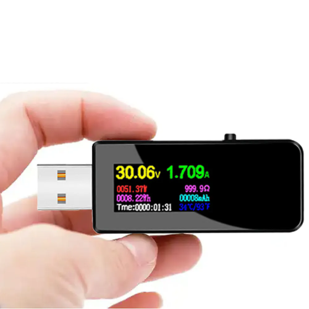 USB тестер 13в1 тока напряжения емкости мАч Вт Втч D+ D- Atorch U96P USB тестер 13в1 тока напряжения емкости мАч Вт Втч D+ D- Atorch U96P