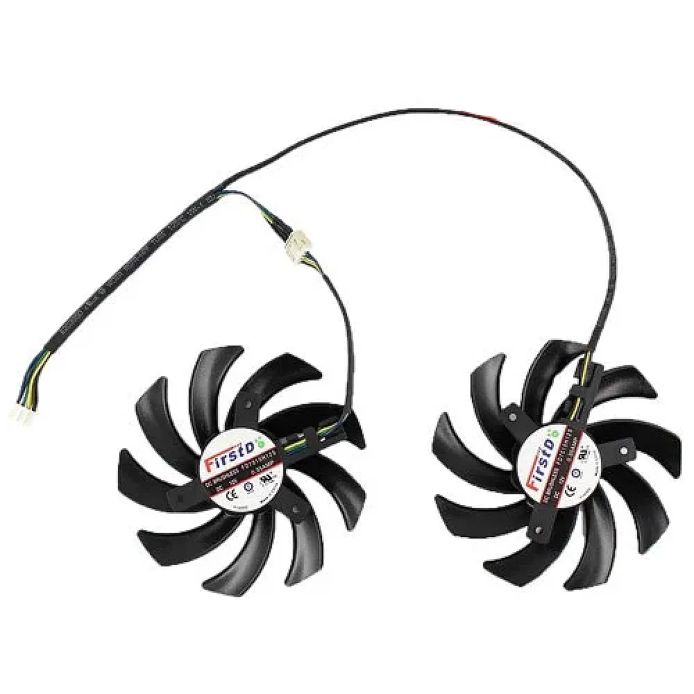 Вентилятори 2шт 75мм 12В 4пин FD7010H12S для GTX 660 670 680 690