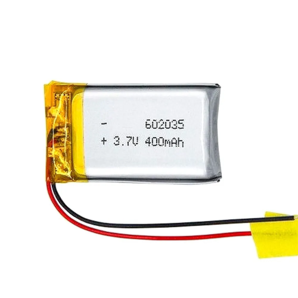Аккумулятор 602035 Li-pol 3.7В 400мАч для RC моделей DVR GPS MP3 MP4 Аккумулятор 602035 Li-pol 3.7В 400мАч для RC моделей DVR GPS MP3 MP4