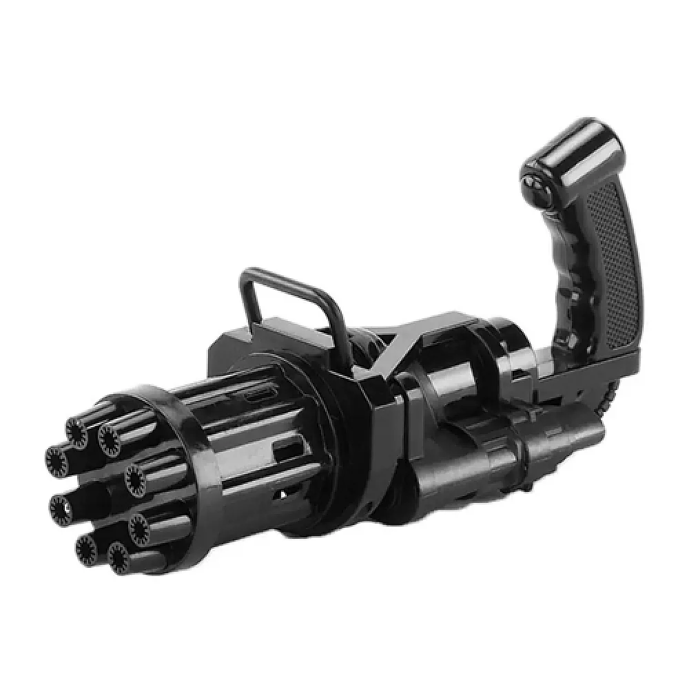 Пулемет игрушечный, генератор мыльных пузырей, миниган Gatling 950WJ Пулемет игрушечный, генератор мыльных пузырей, миниган Gatling 950WJ
