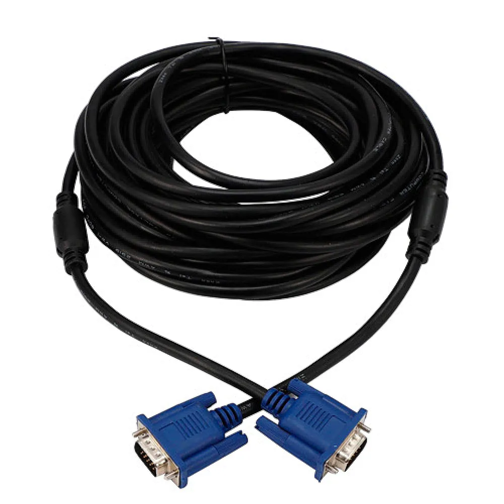 Кабель VGA - VGA 9м с ферритовыми кольцами