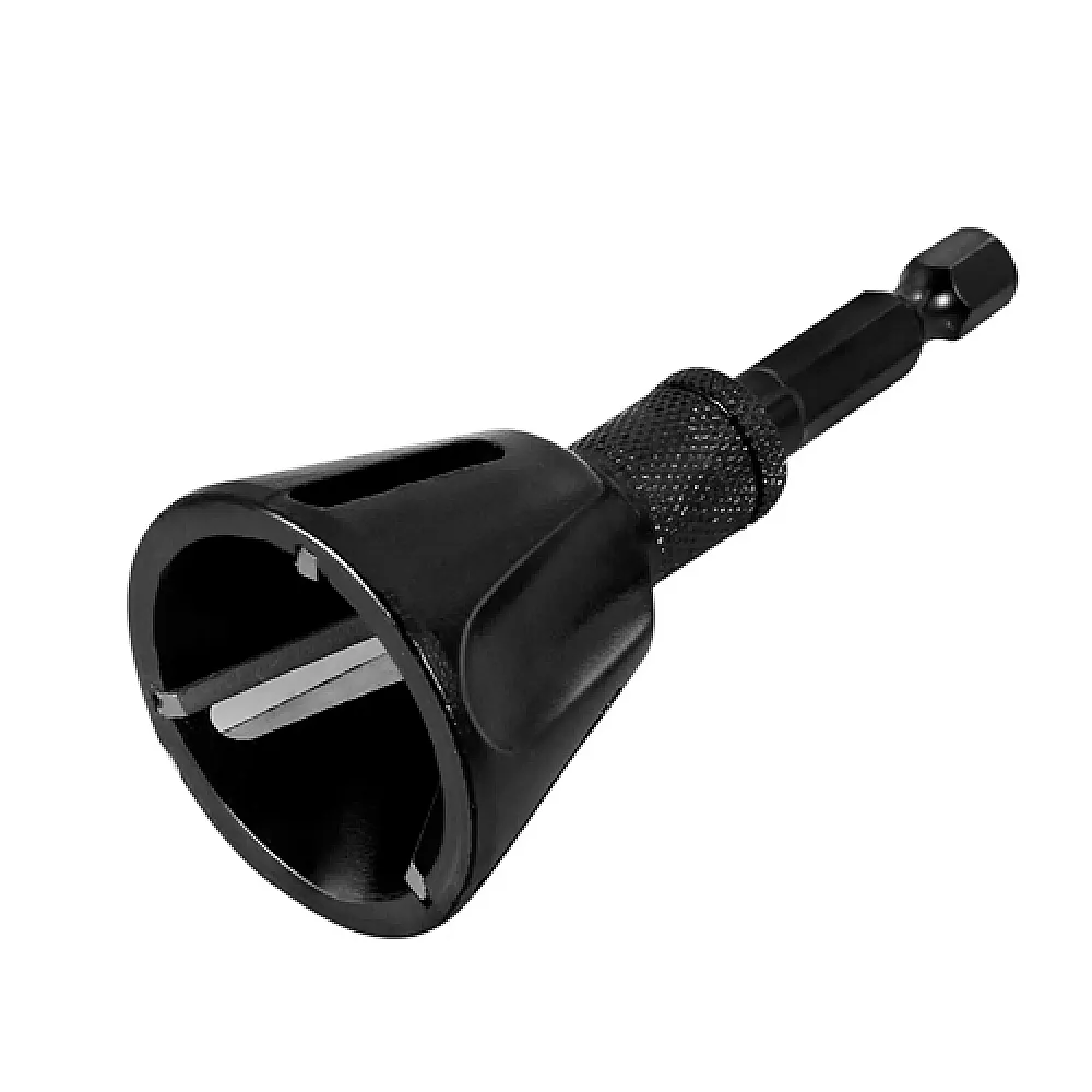 Насадка адаптер на дриль шурупокрут для зняття фаски 6-гранна, CrMo