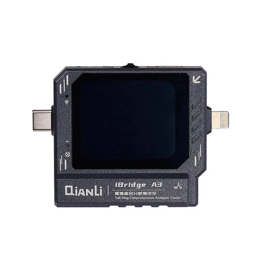 USB тестер диагностики разъемов питания Type-C и Lightning, QianLi iBridge A3 USB тестер диагностики разъемов питания Type-C и Lightning, QianLi iBridge A3