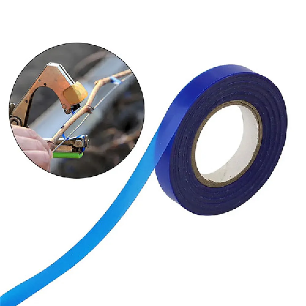 Лента синяя для подвязки растений 11мм х 30м, 20шт, лента для тапенера