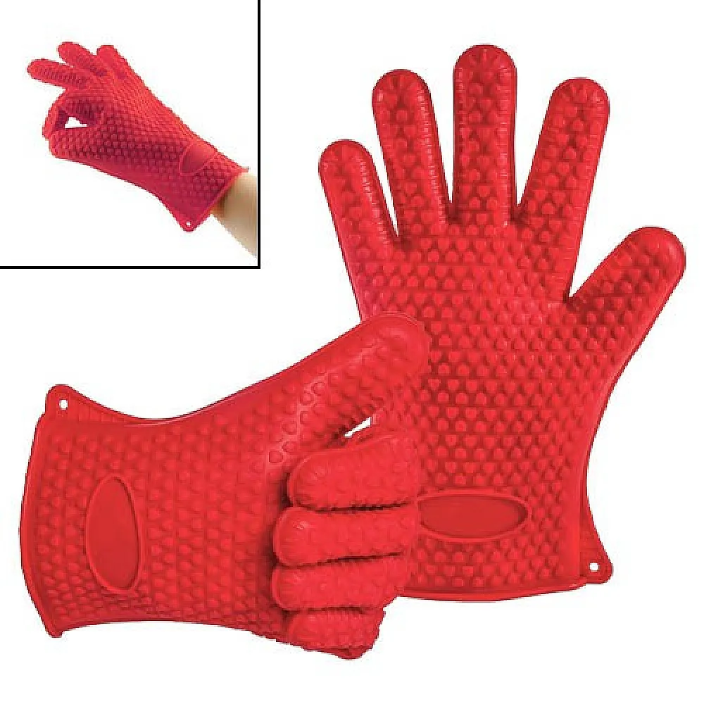 Рукавиці Hot Hands жаростійкі, прихватки для гарячого, силіконові, 2шт Рукавиці Hot Hands жаростійкі, прихватки для гарячого, силіконові, 2шт