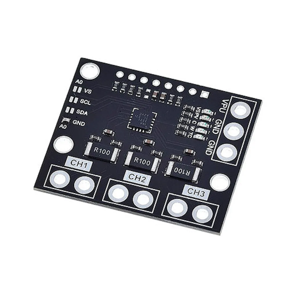 Цифровой датчик напряжения тока трехканальный I2C INA3221 Цифровой датчик напряжения тока трехканальный I2C INA3221