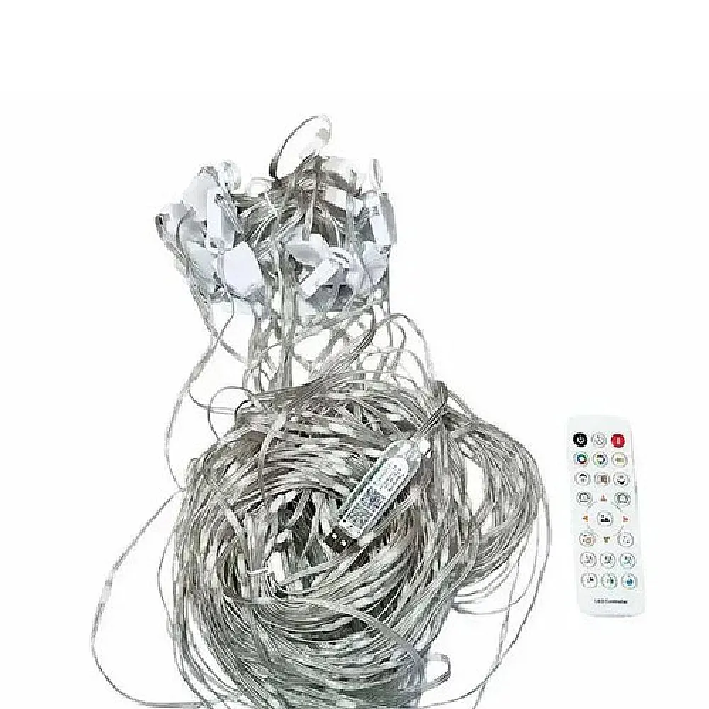 Гірлянда світлодіодна кольорова Штора з Bt і ДК 400LED 3.2 х 2м, SFK-08