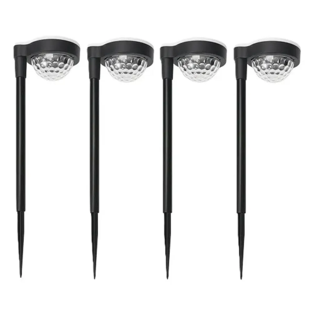 Садовый фонарь на солнечной батареи 4шт, c датчиком освещения, 38см