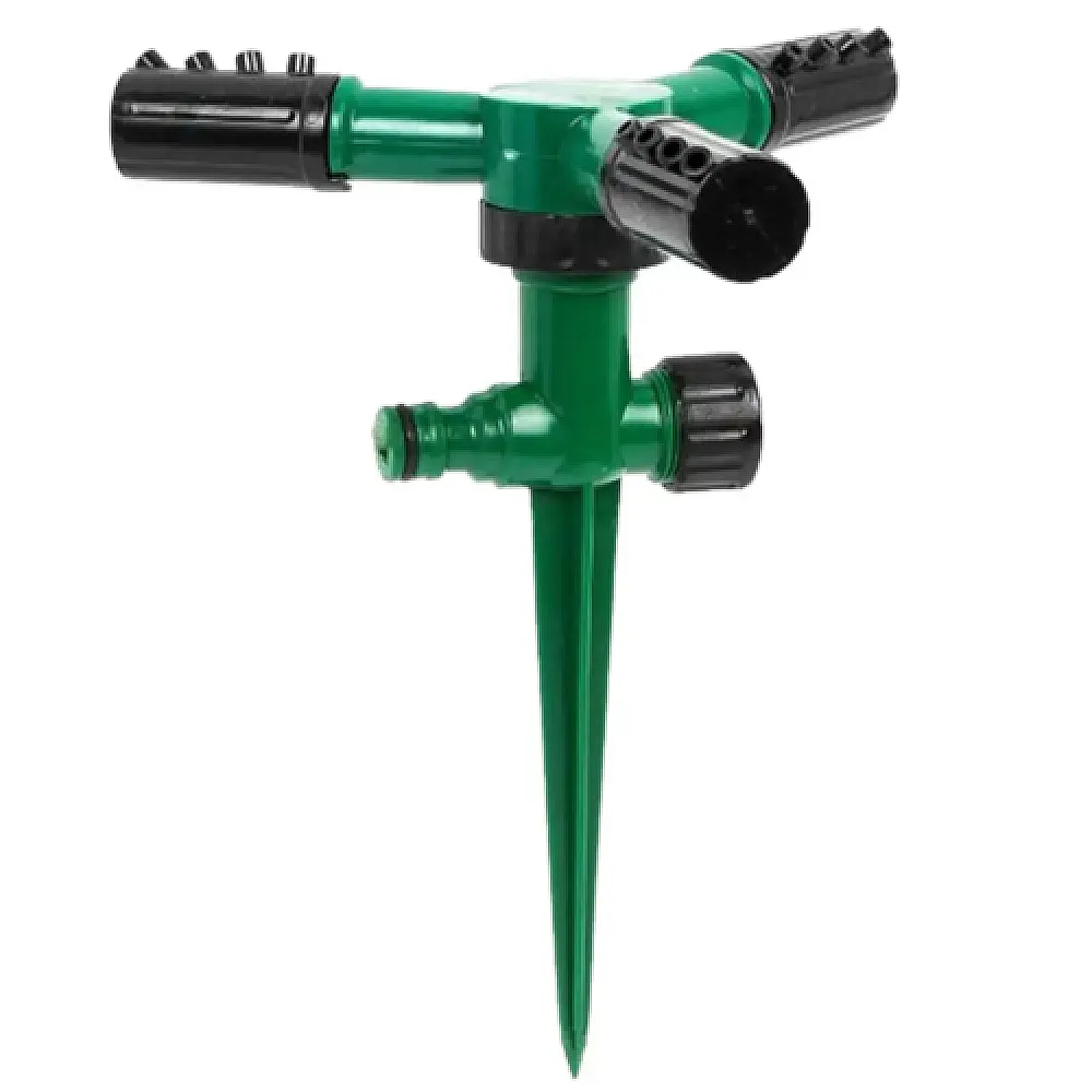 Садовый разбрызгиватель вращающийся на 360град, пластик