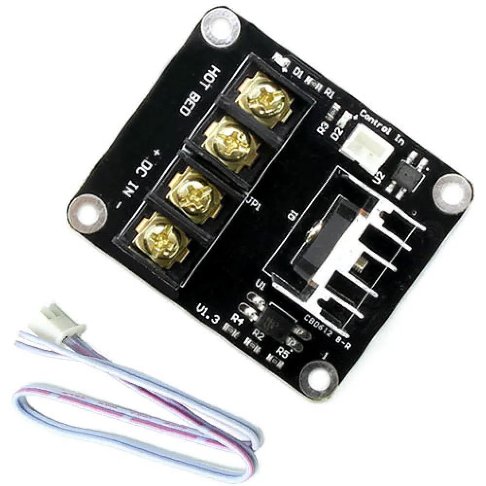 Плата коммутации MOSFET транзистор нагрева платформы MKS 3D-принтера 25A Плата коммутации MOSFET транзистор нагрева платформы MKS 3D-принтера 25A