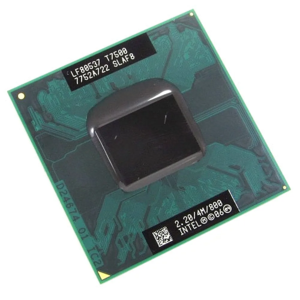 Процессор Intel Core 2 Duo T7500, 2 ядра, 2.2ГГц, PGA478, BGA479 Процессор Intel Core 2 Duo T7500, 2 ядра, 2.2ГГц, PGA478, BGA479