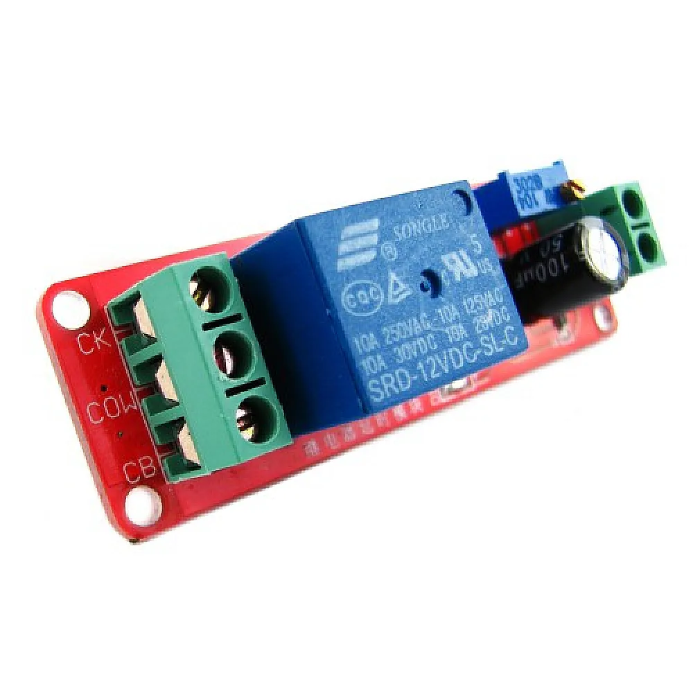 Реле с настраиваемой задержкой, 12В, для Arduino Реле с настраиваемой задержкой, 12В, для Arduino