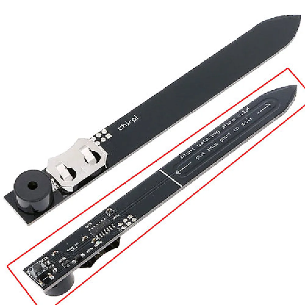 Сигнализатор полива растений цветов, датчик влажности почвы Chirp