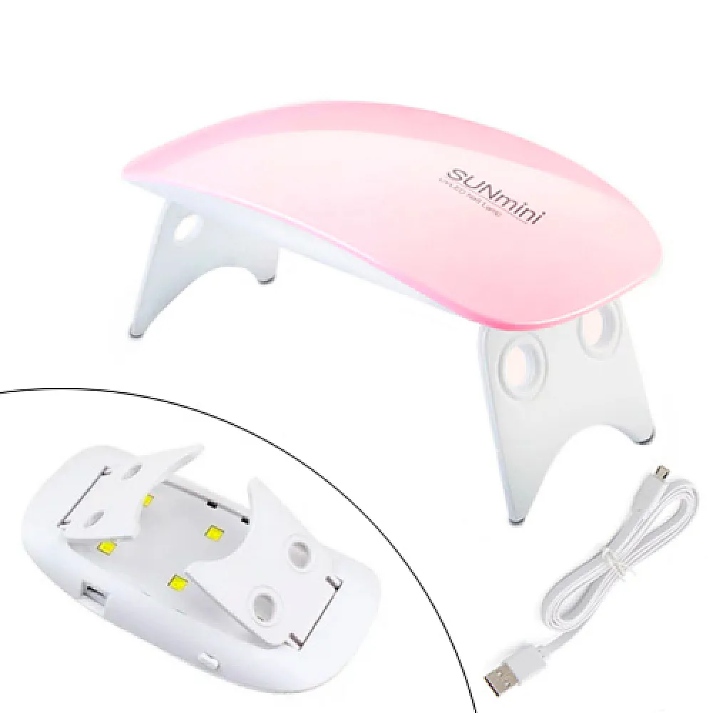 УФ-лампа для сушіння, нарощування гелевих нігтів SUN Mini 6Вт LED+UV USB УФ-лампа для сушіння, нарощування гелевих нігтів SUN Mini 6Вт LED+UV USB