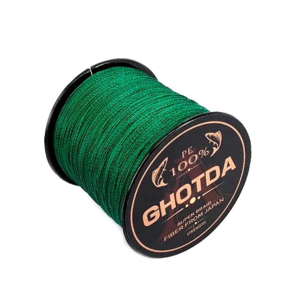 Шнур риболовний плетений, 150м 8жил 0.23мм 14кг GHOTDA, зелений