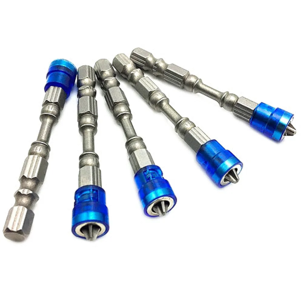 Насадка біта PH2 PH 2 65мм 5шт з обмежувачем і магнітом 6-гранна