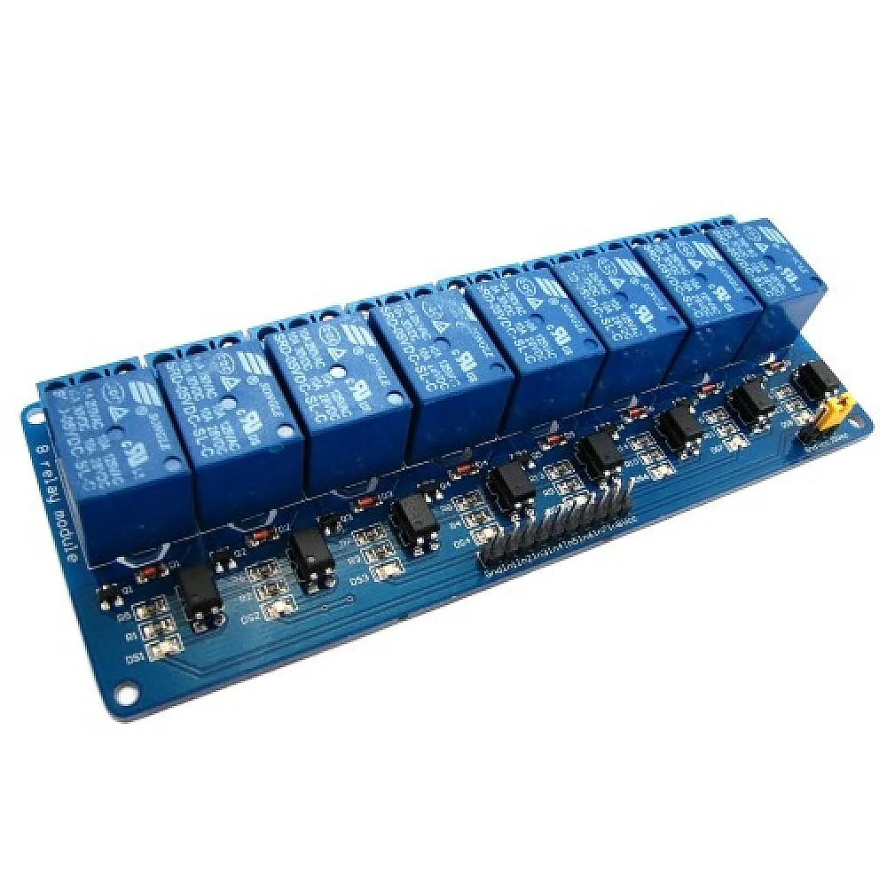 8-канальный модуль реле 5В для Arduino PIC ARM AVR 8-канальный модуль реле 5В для Arduino PIC ARM AVR