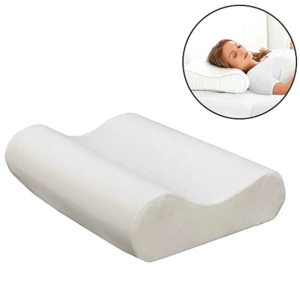 Подушка ортопедическая 50x30см, антиаллергенная, Memory pillow, чехол