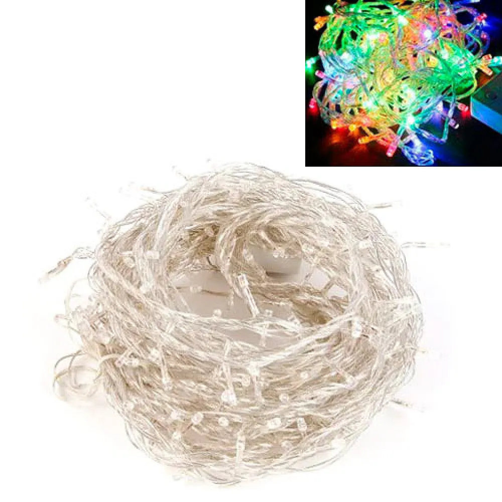 Гірлянда світлодіодна новорічна кольорова 40 LED 16м