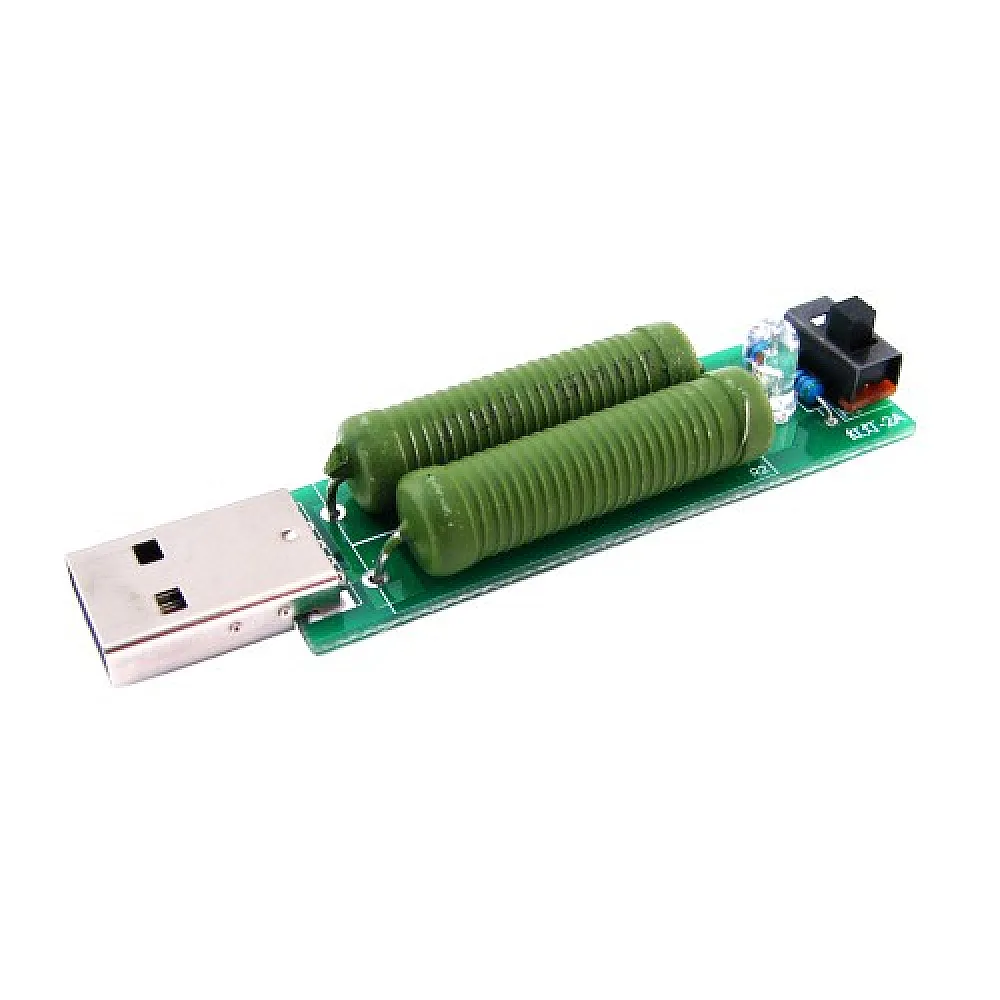 USB нагрузка со свичем 1А 2А, нагрузочный резистор для тестера USB нагрузка со свичем 1А 2А, нагрузочный резистор для тестера