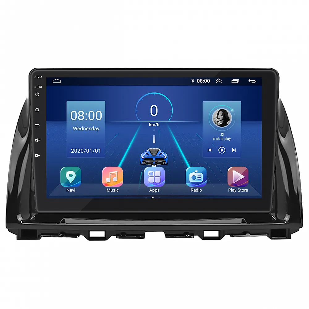 Штатная магнитола 10" Lesko для Mazda CX-5 II 2017-н.в. 6/128Gb 4G Wi-Fi GPS Top Мазда