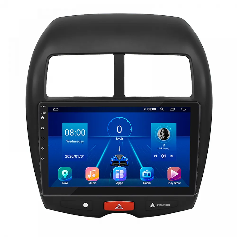 Штатная магнитола 10" Lesko для Mitsubishi RVR III Рестайлинг 2012-2017 6/128Gb 4G Wi-Fi GPS Top Митцубиси