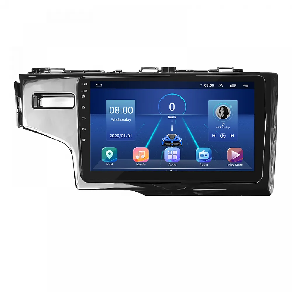 Штатна магнітола 9" Lesko для Honda Jazz III Рестайлінг 2017-2020 6/128Gb 4G Wi-Fi GPS Top Хонда