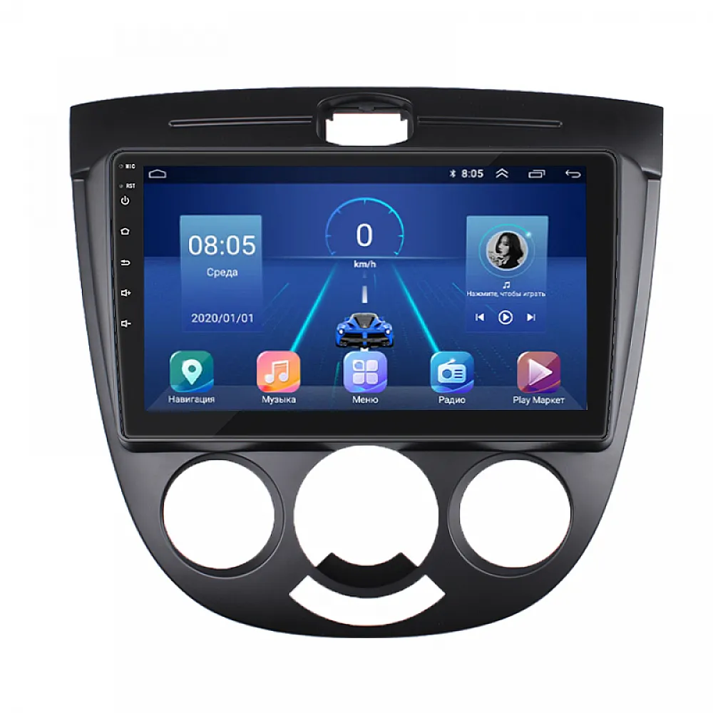 Штатна магнітола 10" Lesko для Chevrolet Lacetti 2004-2013 6/128Gb 4G Wi-Fi GPS Top Шевролет