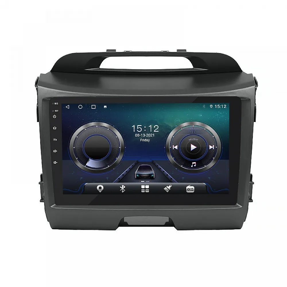 Штатна магнітола Lesko для Kia Sportage III Рестайлінг 2014-2016 екран 9" 4/64Gb/ 4G/ Wi-Fi/ CarPlay Premium