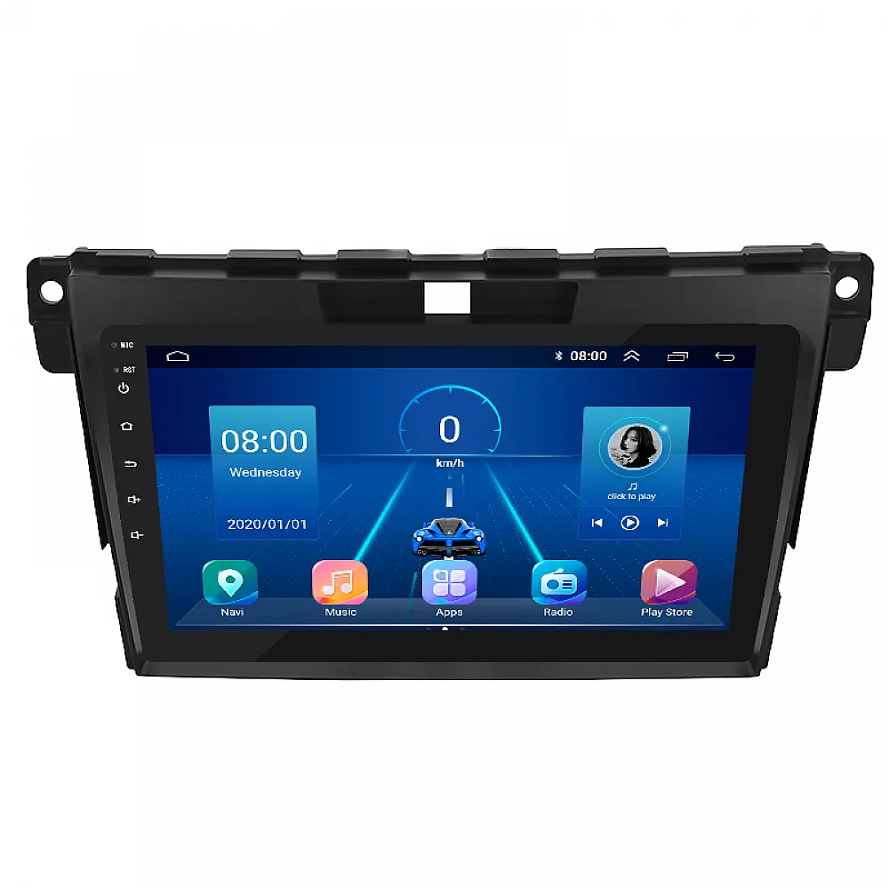 Штатная магнитола Lesko для Mazda CX-7 I 2006-2009 экран 9" 4/64Gb/ 4G/ Wi-Fi/ CarPlay Premium GPS Android