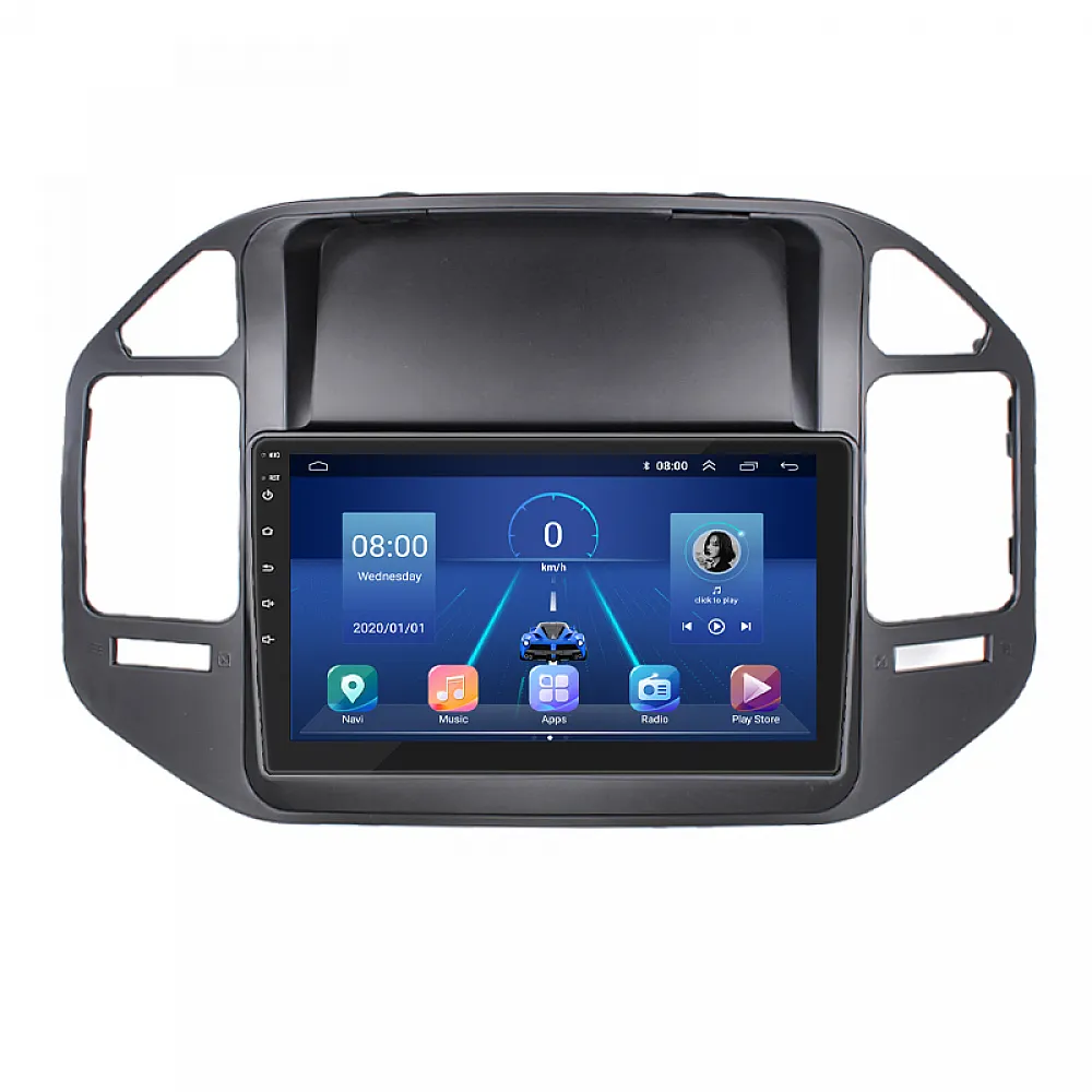 Штатная магнитола 9" Lesko для Mitsubishi Pajero III 1999-2002  4/64Gb/ 4G/ Wi-Fi/ CarPlay Premium Митцубиси