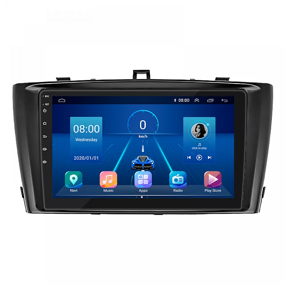 Штатная магнитола 9" Lesko для Toyota Avensis III 2008-2011  4/64Gb/ 4G/ Wi-Fi/ CarPlay Premium Тойота