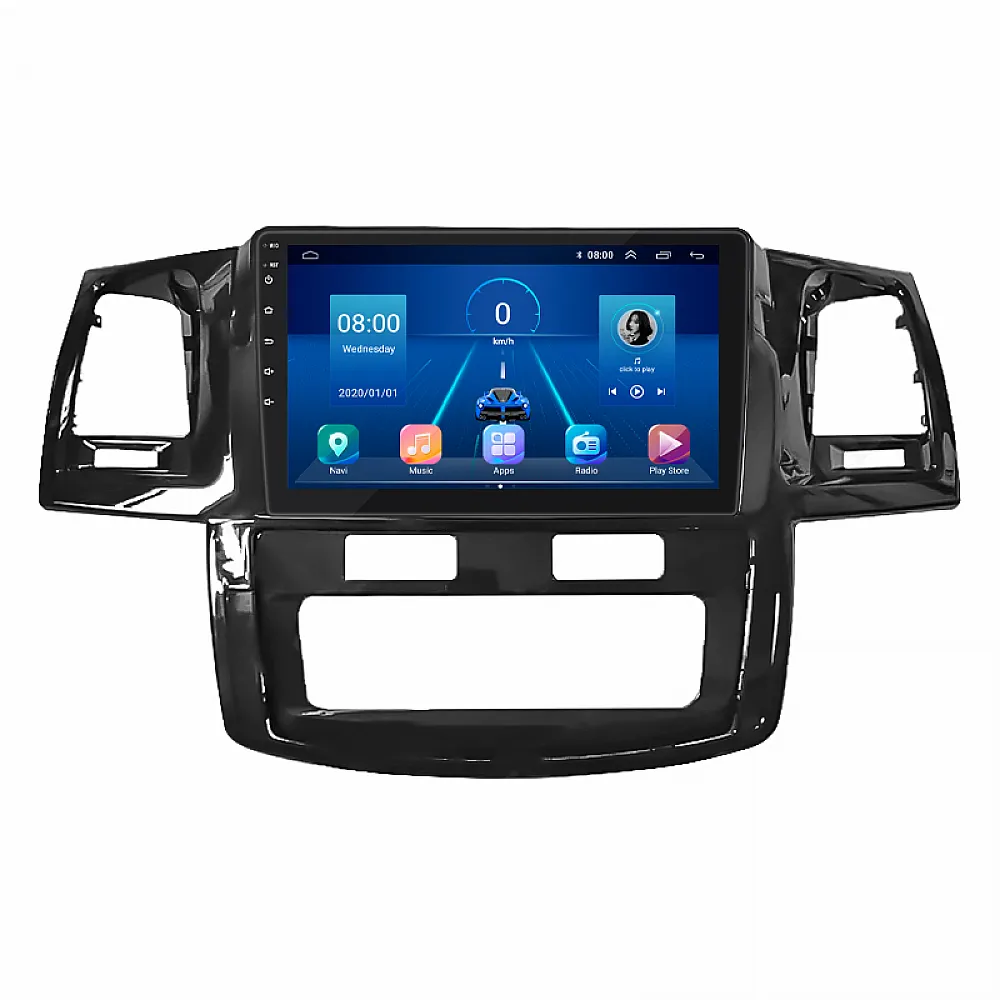 Штатная магнитола 9" Lesko для Toyota Fortuner I 2005-2015  4/64Gb/ 4G/ Wi-Fi/ CarPlay Premium Тойота