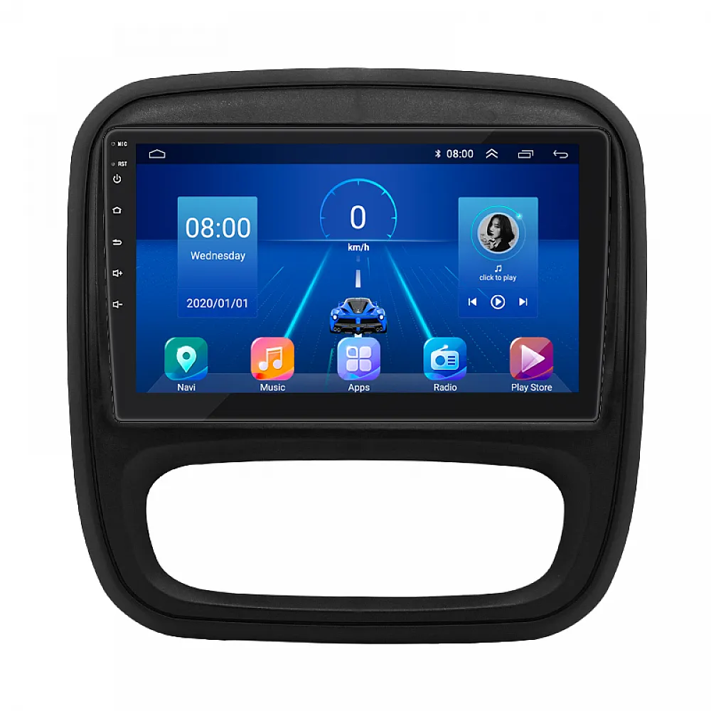 Штатная магнитола 9" Lesko для Renault Trafic III 2014-2021 4/32Gb 4G Wi-Fi GPS Top Рено
