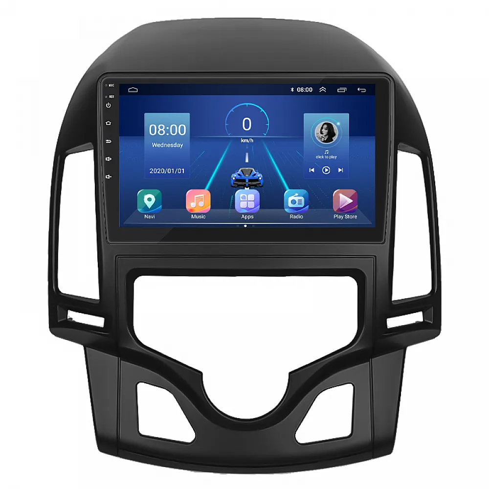 Штатна магнітола 9" Lesko для Hyundai i30 I Рестайлінг 2010-2012 Top 4/64 4G WiFi GPS Хюндай