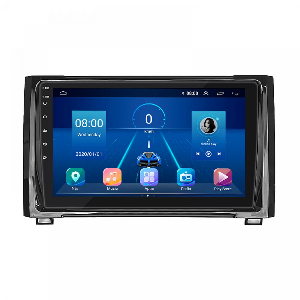 Штатная магнитола 9" Lesko для Toyota Tundra II 2007-2013 Top 4/32 4G WiFI GPS Тойота