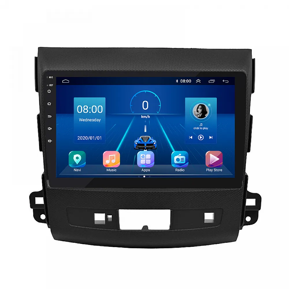 Штатна магнітола Lesko для Mitsubishi Outlander II 2005-2009 екран 9" 6/128Gb 4G Wi-Fi GPS Top Штатна магнітола Lesko для Mitsubishi Outlander II 2005-2009 екран 9" 6/128Gb 4G Wi-Fi GPS Top
