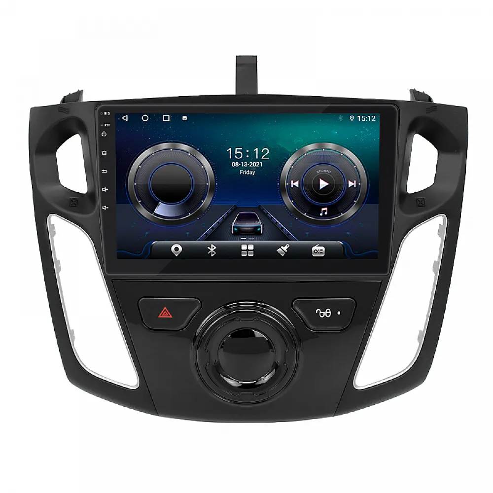 Штатна магнітола Lesko для Ford Focus 3 (2014-2019рр.) 9" 4+32Gb 4G+CarPlay GPS Android Premium
