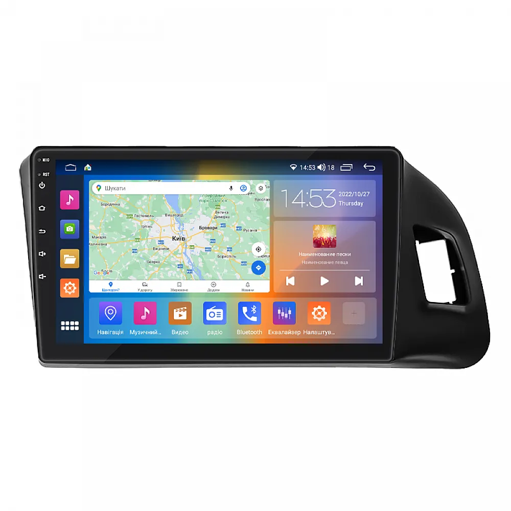 Штатна магнітола 9" Lesko для Audi Q5 I (8R) Рестайлінг 2012-2017 4/64Gb CP 4G WiFi GPS Prime Audi