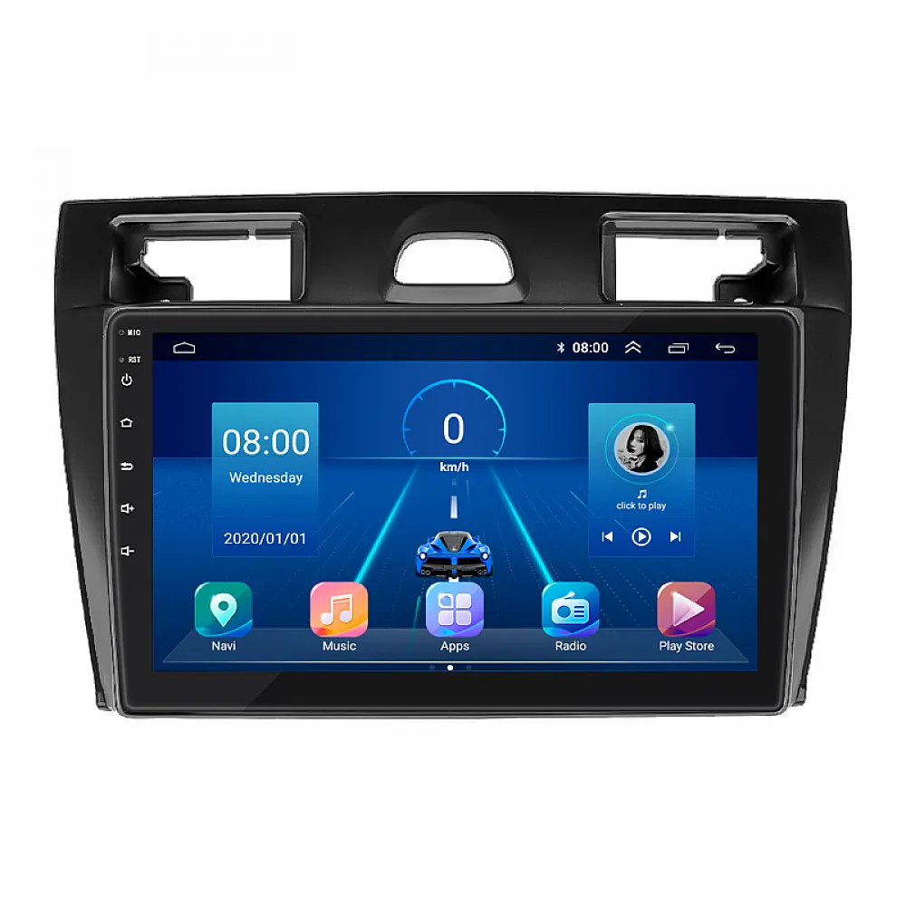 Штатная магнитола 9" Lesko для Ford C-MAX I Рестайлинг 2007-2010 4/32Gb 4G Wi-Fi GPS Top Форд