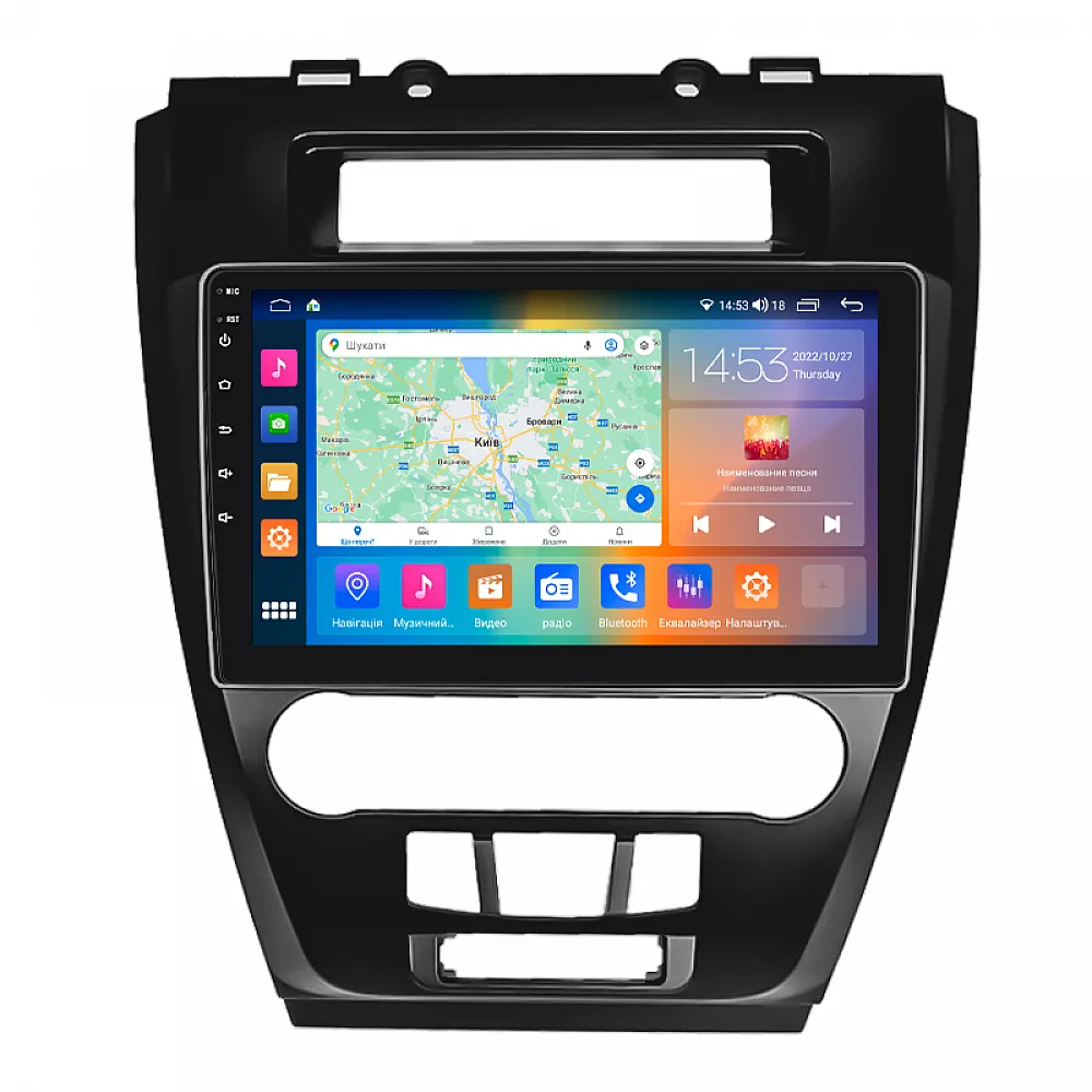 Штатная магнитола 10" Lesko для Ford Fusion (North America) I 2005-2012 2/32Gb CarPlay 4G Wi-Fi GPS Prime Форд