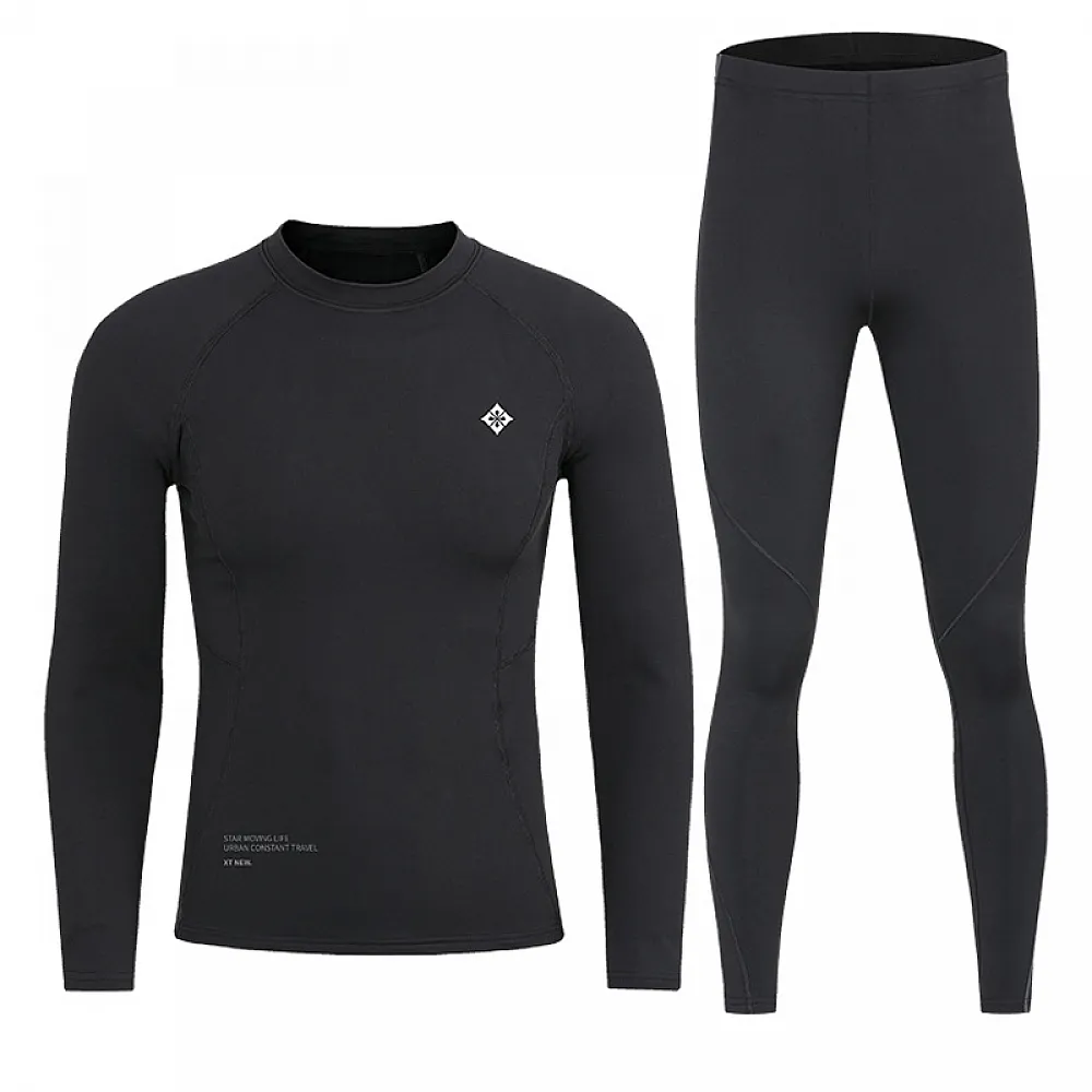 Термобілизна чоловіча XINTOWN NYXT16XJCT Black 3XL еластична спортивна осінь-зима, що дихає Термобілизна чоловіча XINTOWN NYXT16XJCT Black 3XL еластична спортивна осінь-зима, що дихає