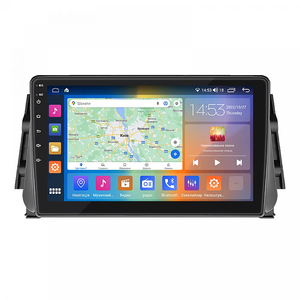 Штатная магнитола 9" Lesko для Nissan Micra V 2017-н.в. 4/64Gb CarPlay 4G Wi-Fi GPS Prime IPS 8 ядер Ниссан